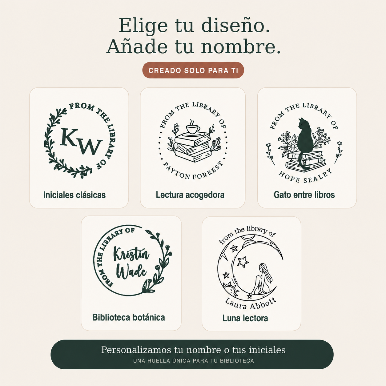 Sello Personalizado para Libros